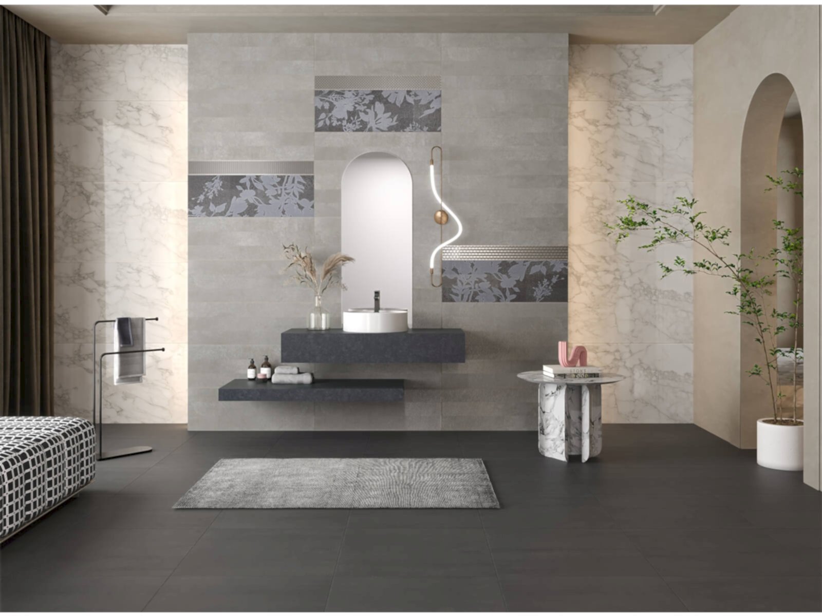 2025’in En Güzel Banyo Seramik Modelleri ve Dekorasyon Önerileri 7 Cment Serisi